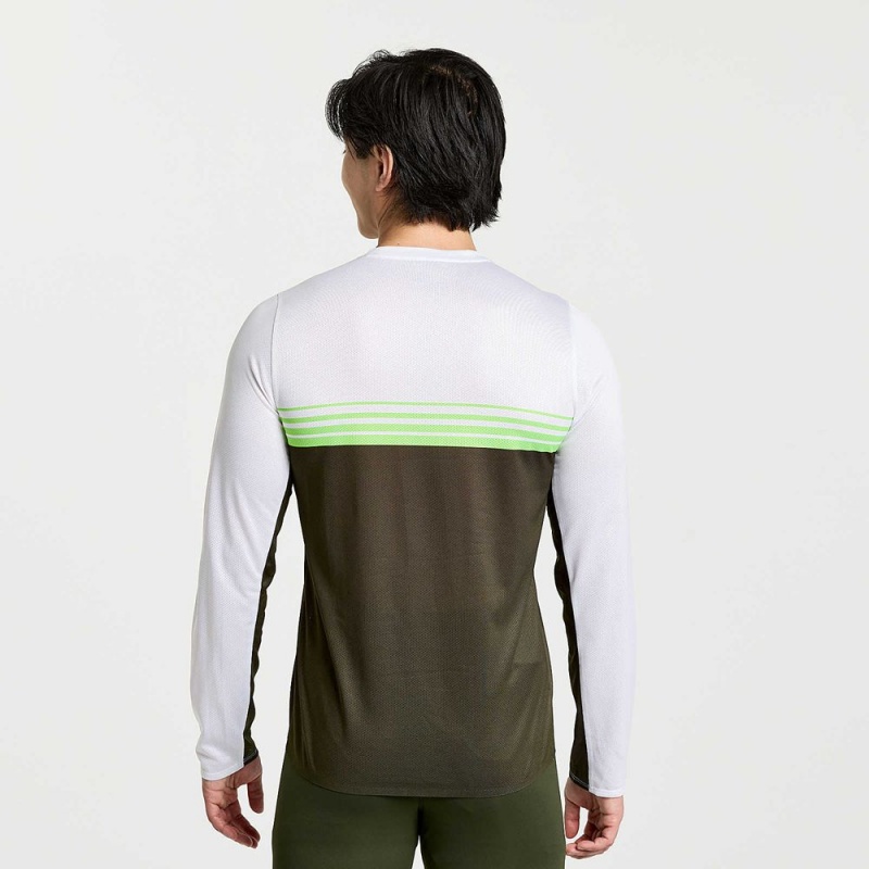 Saucony Elite Long Sleeve Umbra | IVJ-052341