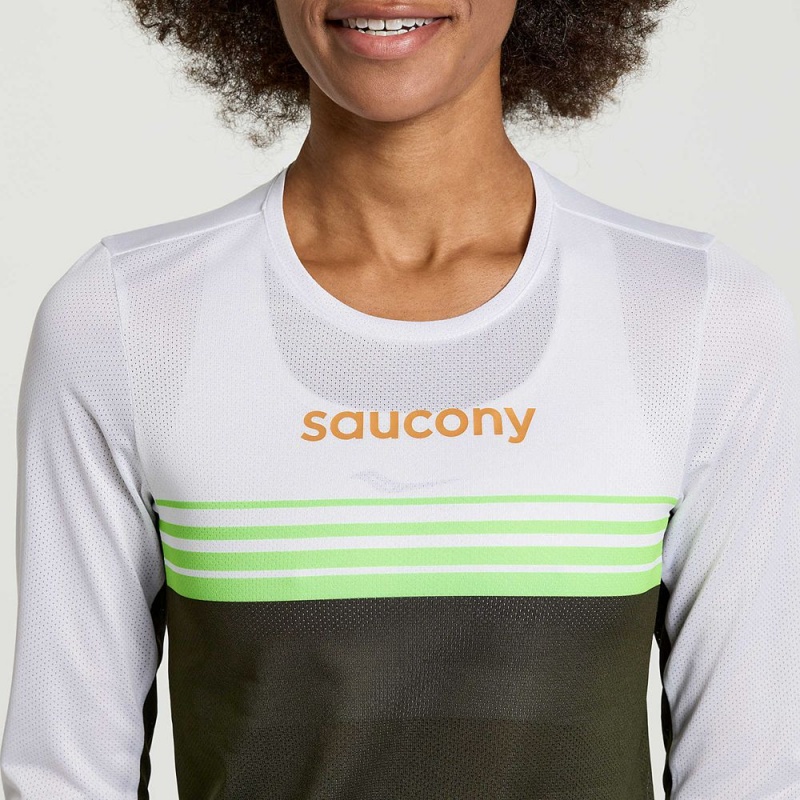 Saucony Elite Long Sleeve Umbra | RVH-584193