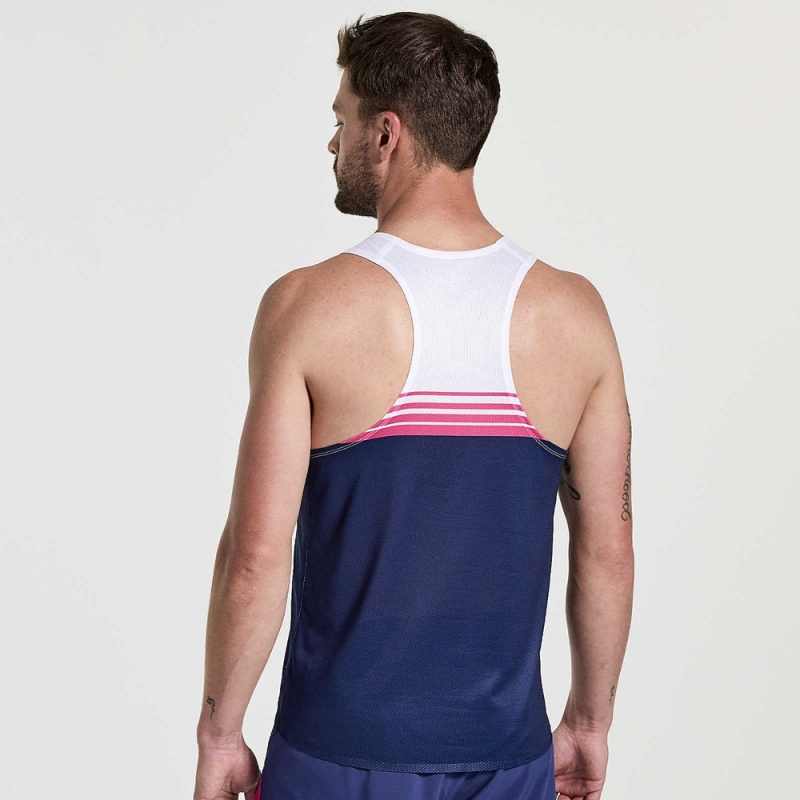 Saucony Elite Singlet Sodalite | NPH-853764