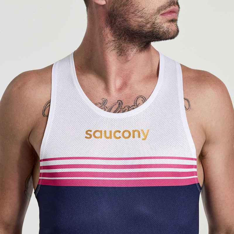 Saucony Elite Singlet Sodalite | NPH-853764