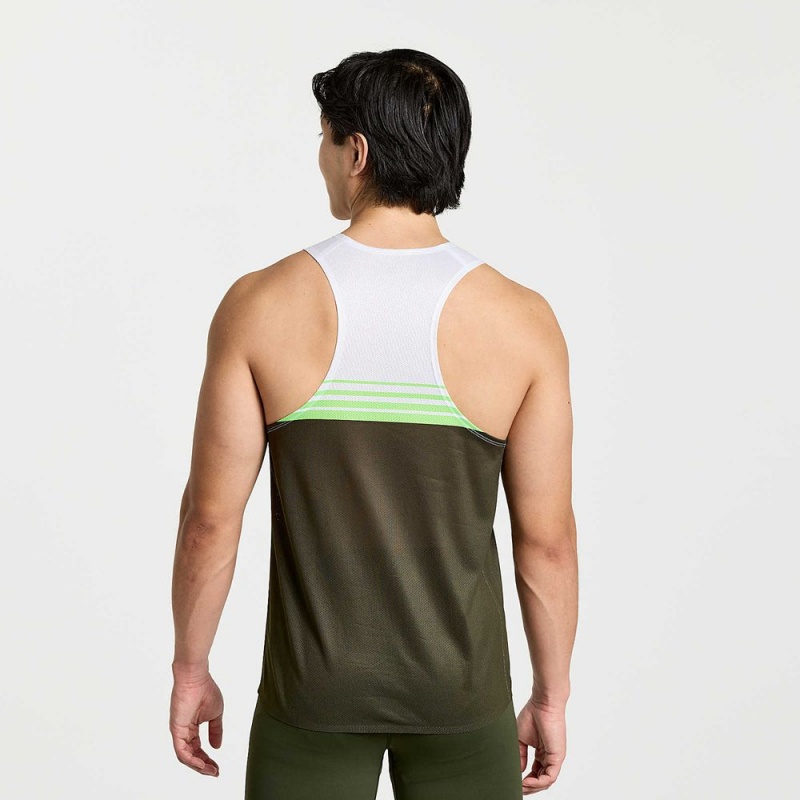 Saucony Elite Singlet Umbra | FYX-276849