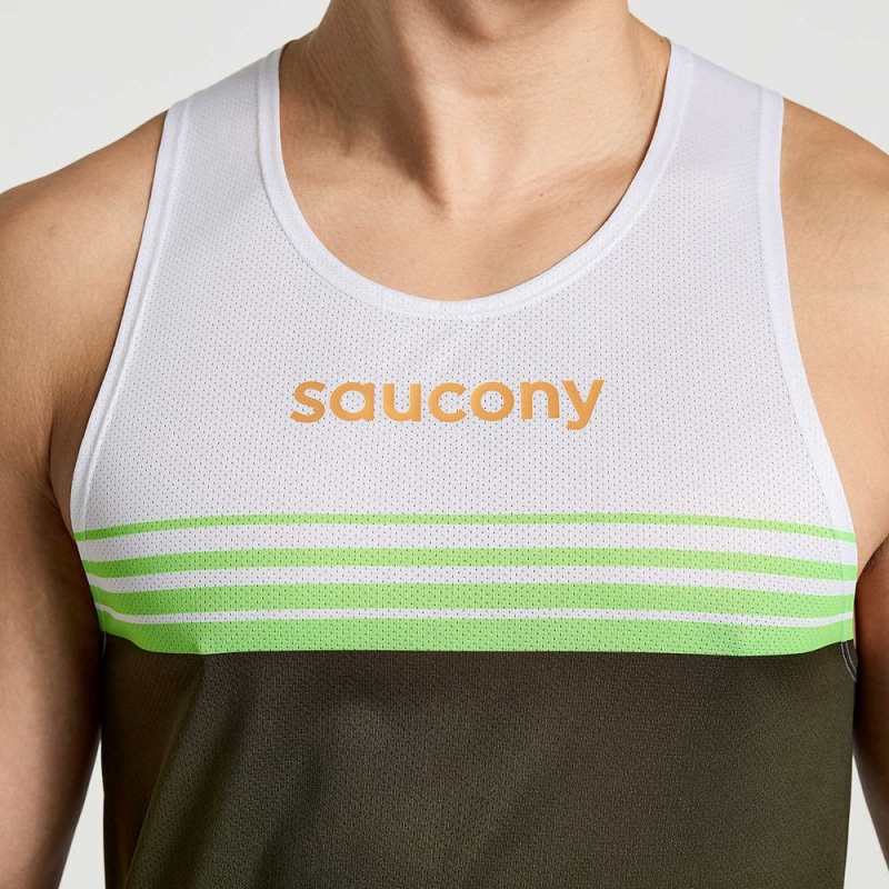 Saucony Elite Singlet Umbra | FYX-276849