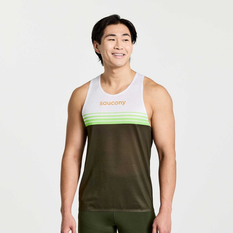 Saucony Elite Singlet Umbra | FYX-276849