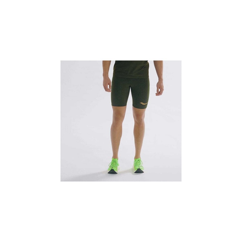 Saucony Elite Tight Rövid Umbra | LUF-689071