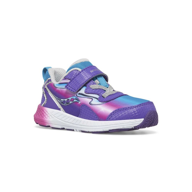 Saucony Flash 3.0 A/C Jr. Sneaker Lila | STE-365827