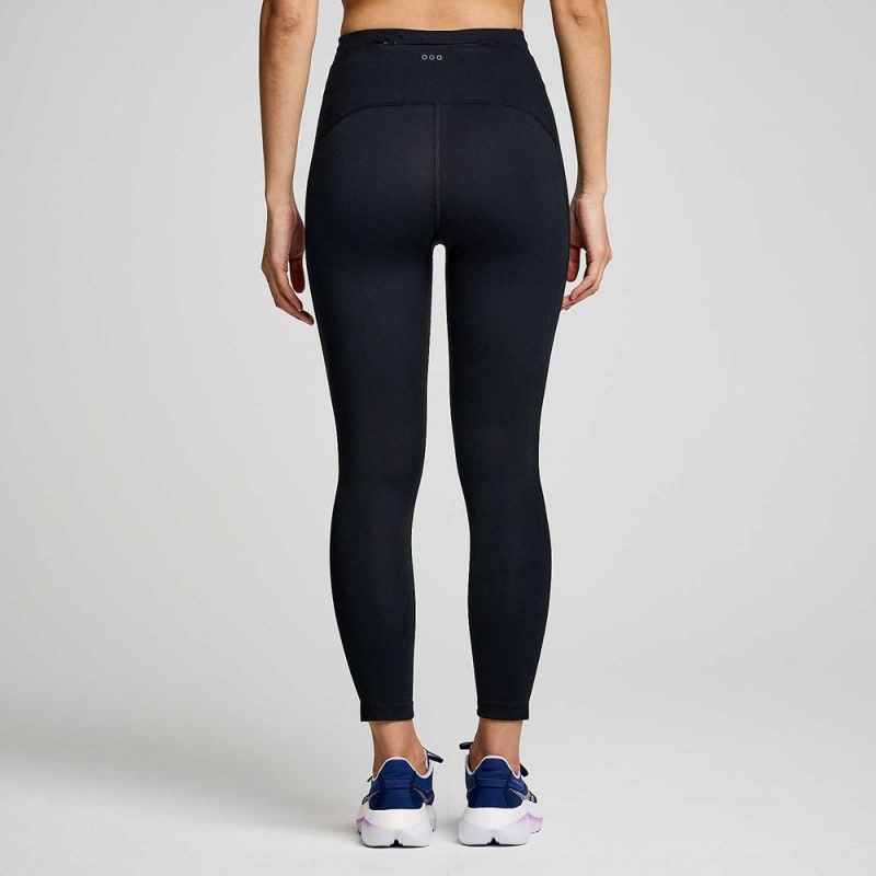 Saucony Fortify Crop Tight Fekete | NEC-415720