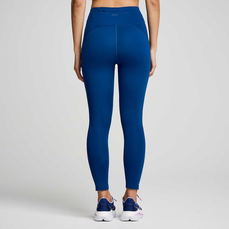 Saucony Fortify Crop Tight Sötétkék | IKX-236708