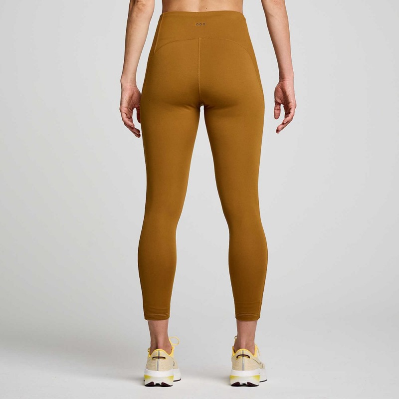 Saucony Fortify Viz Tight Bronze | KFJ-627385