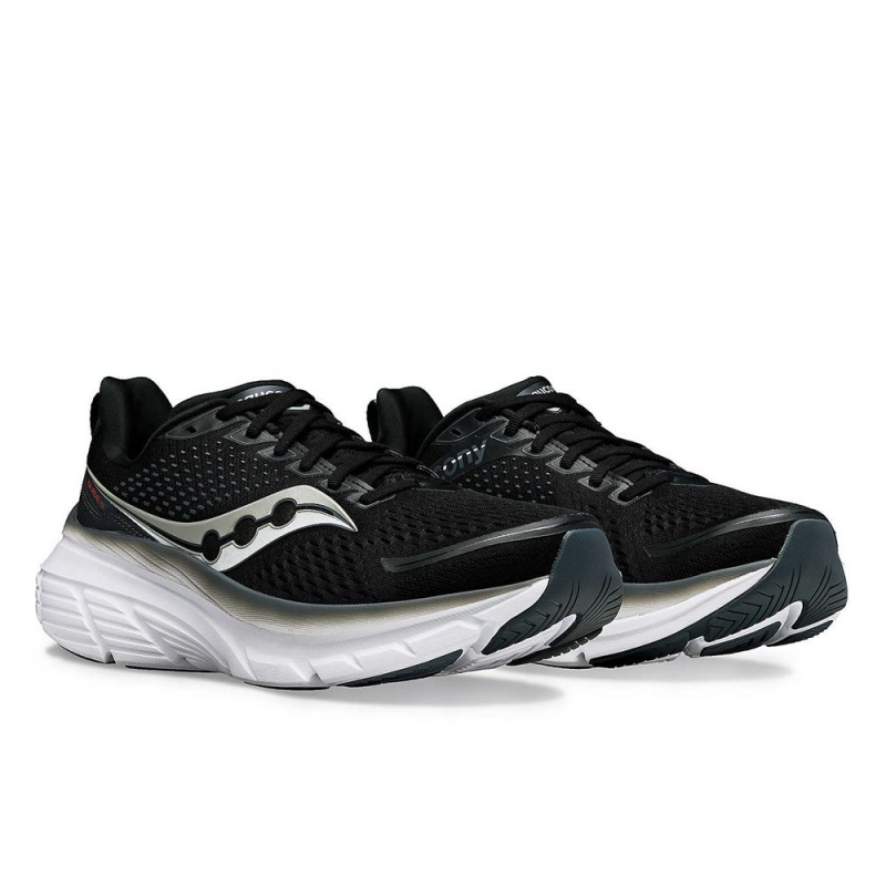 Saucony Guide 17 Széles Cipő Fekete Fehér | RIF-942710