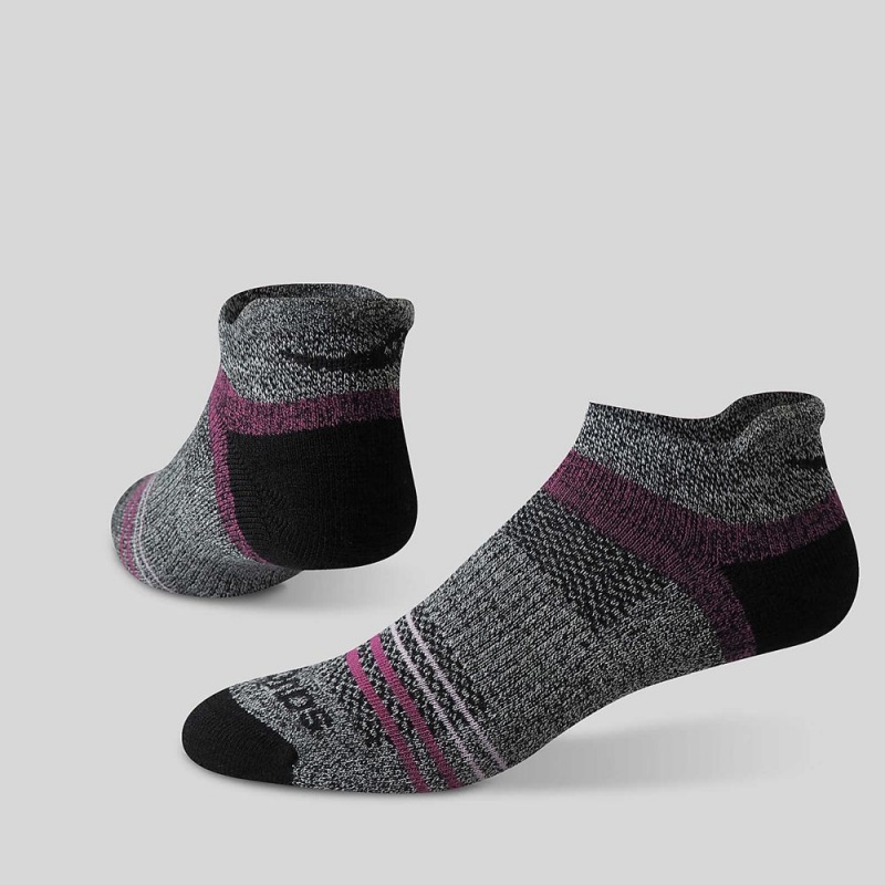 Saucony Inferno Merino Gyapjú Blend No Show 3-Pack Sock Rózsaszín | WDM-180942