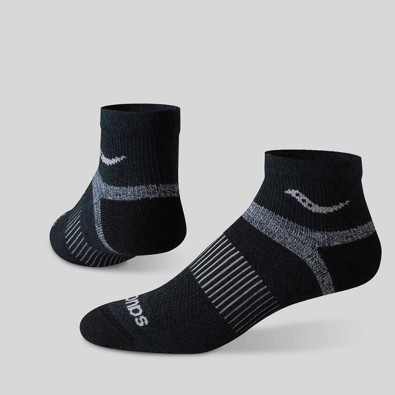 Saucony Inferno Merino Gyapjú Blend Quarter 3-Pack Sock Rózsaszín | YHO-608457