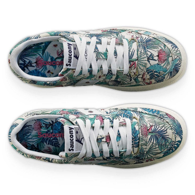 Saucony Jazz Court Floral Fehér | VZL-136952