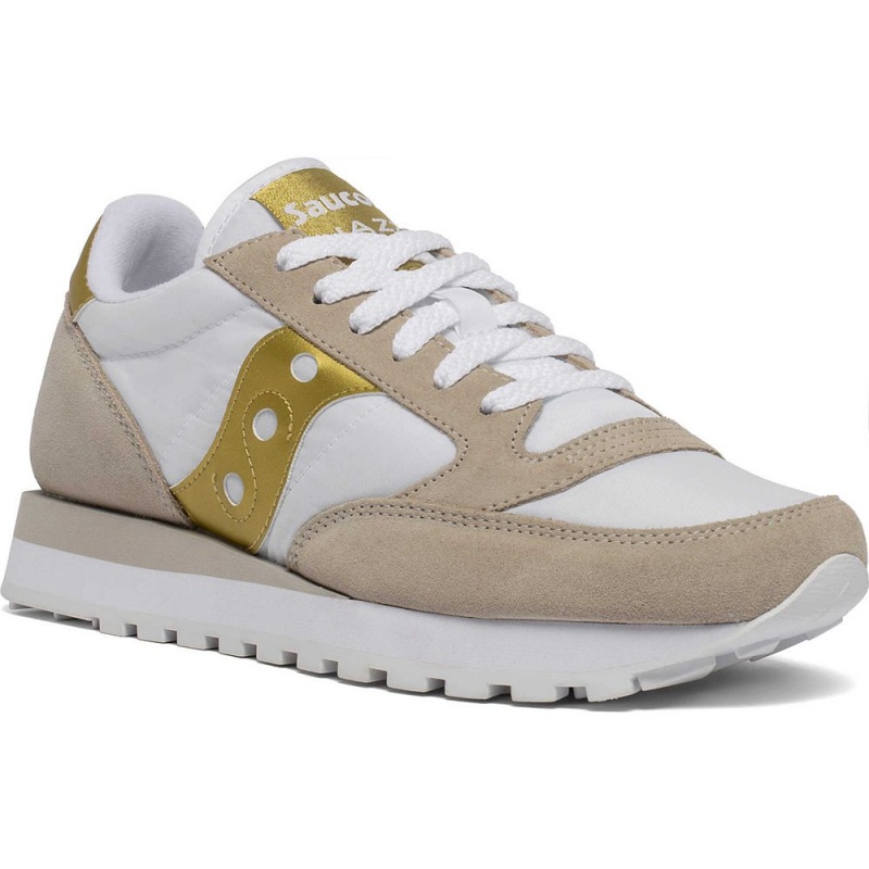 Saucony Jazz Original Fehér Arany | PVC-417382