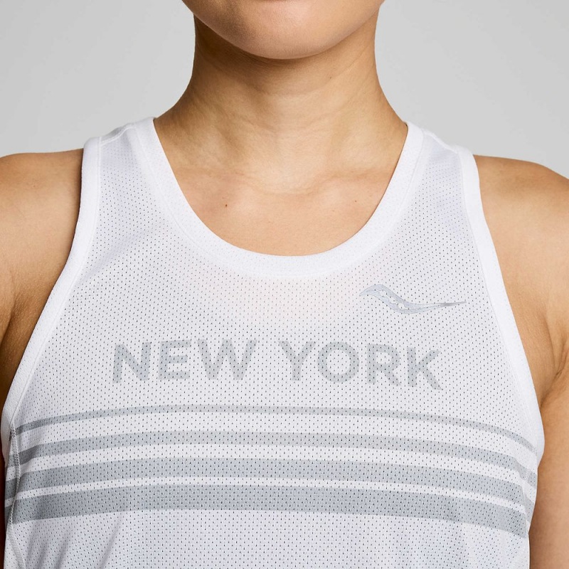 Saucony New York Stopwatch Singlet New York 2023 | YXB-621845