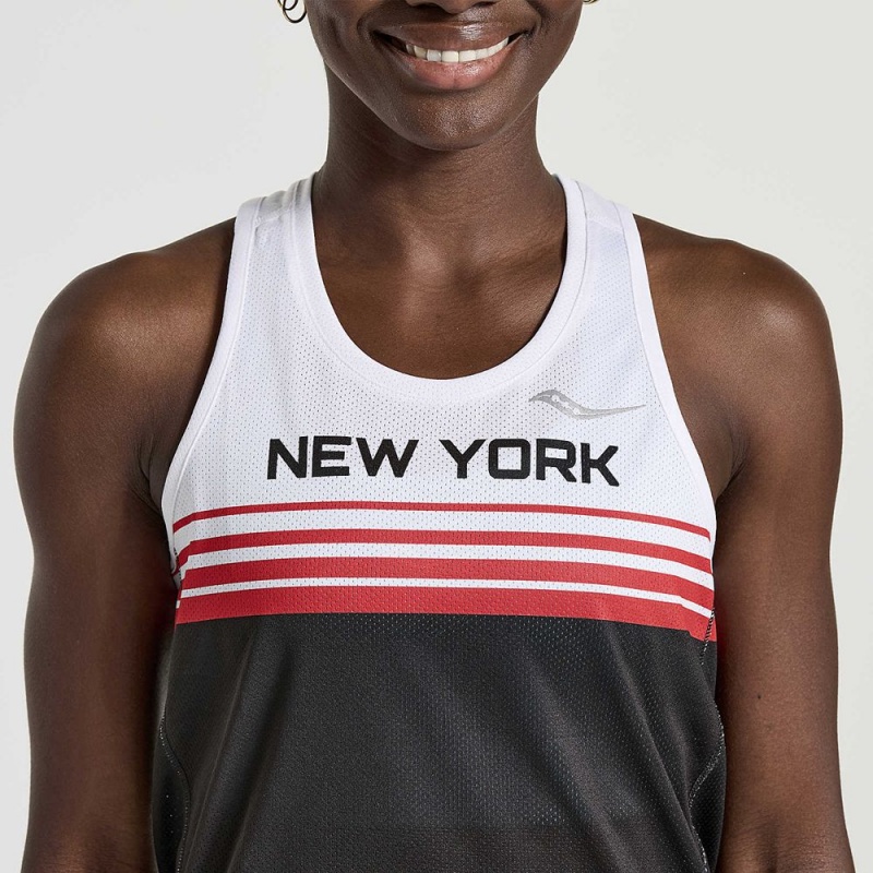 Saucony Nyc Stopwatch Singlet New York 2022 | FZR-326798