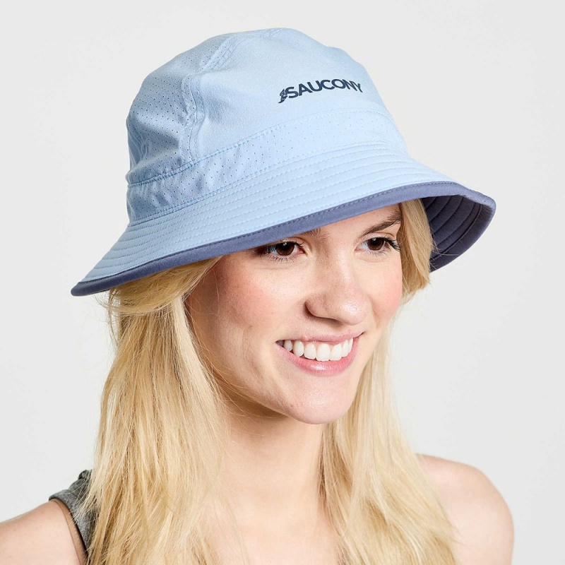 Saucony Outpace Bucket Hat Ether | IEN-497360