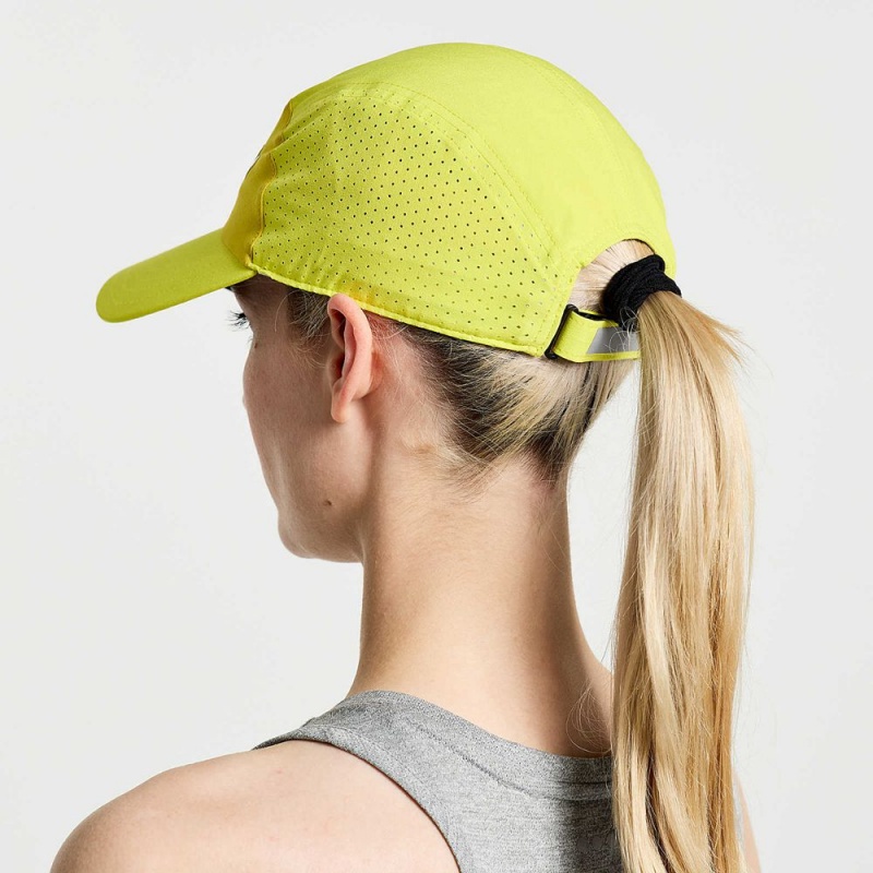 Saucony Outpace Hat Citron | BMN-750394