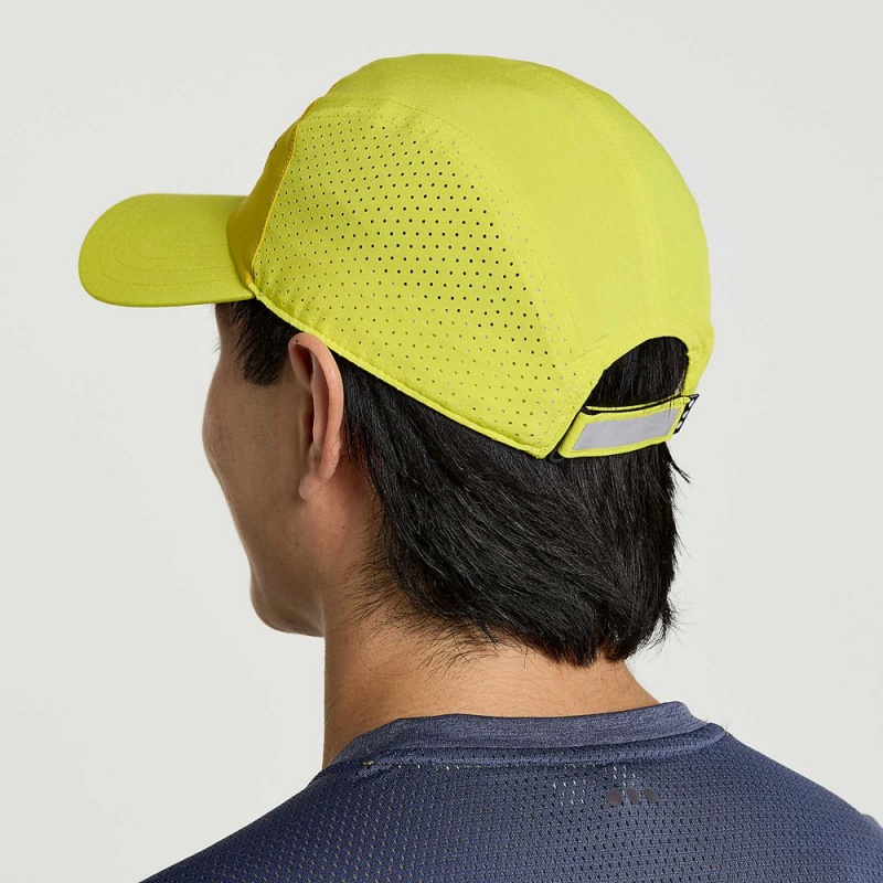 Saucony Outpace Hat Citron | BMN-750394