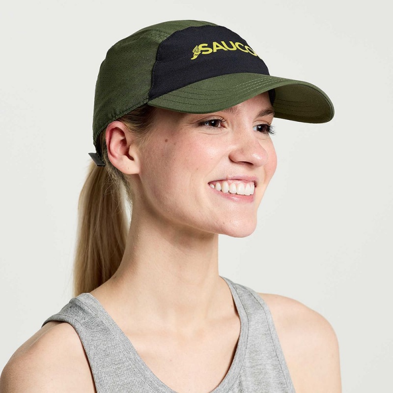 Saucony Outpace Hat Climbing Ivy | PTU-458321