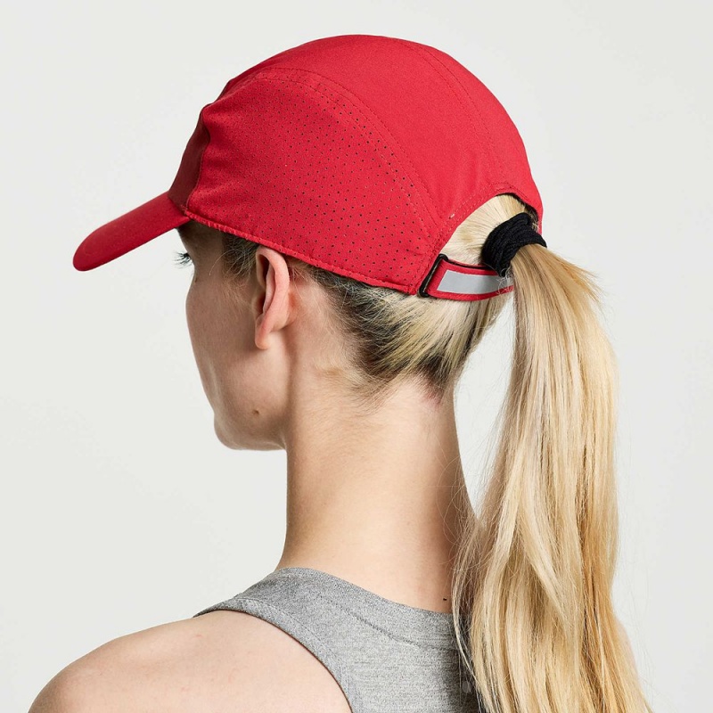 Saucony Outpace Hat Poppy | FNU-723091