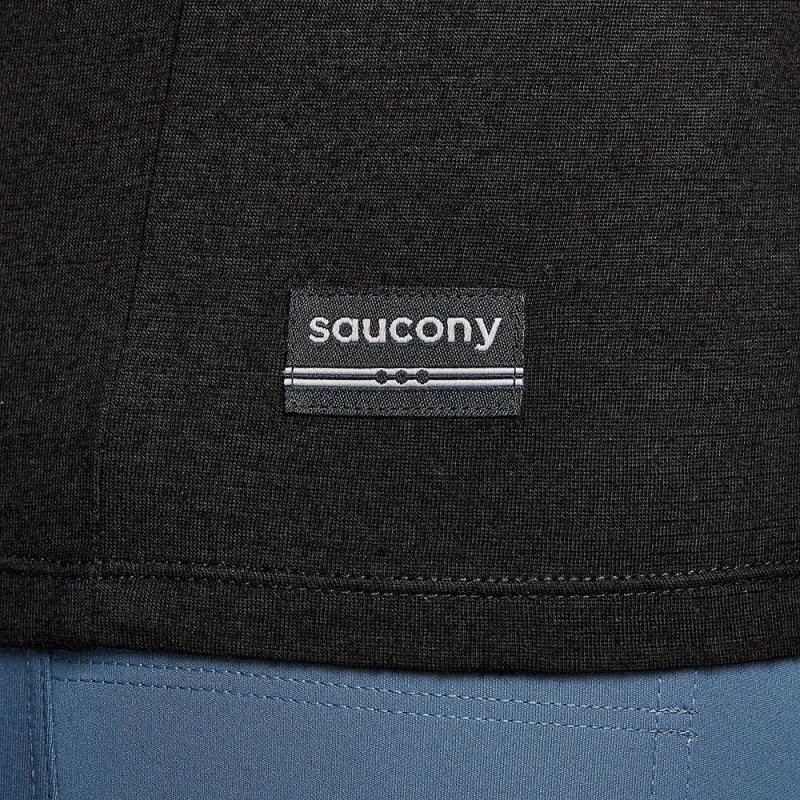 Saucony Peregrine Merino Long Sleeve Fekete | MJE-826013