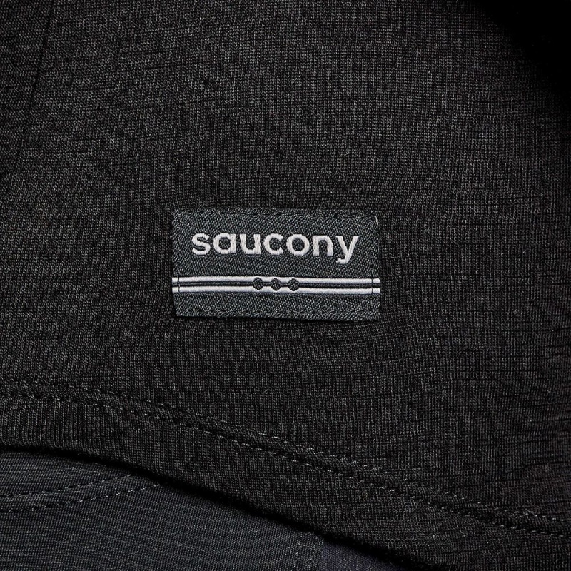 Saucony Peregrine Merino Long Sleeve Fekete | WVS-014265