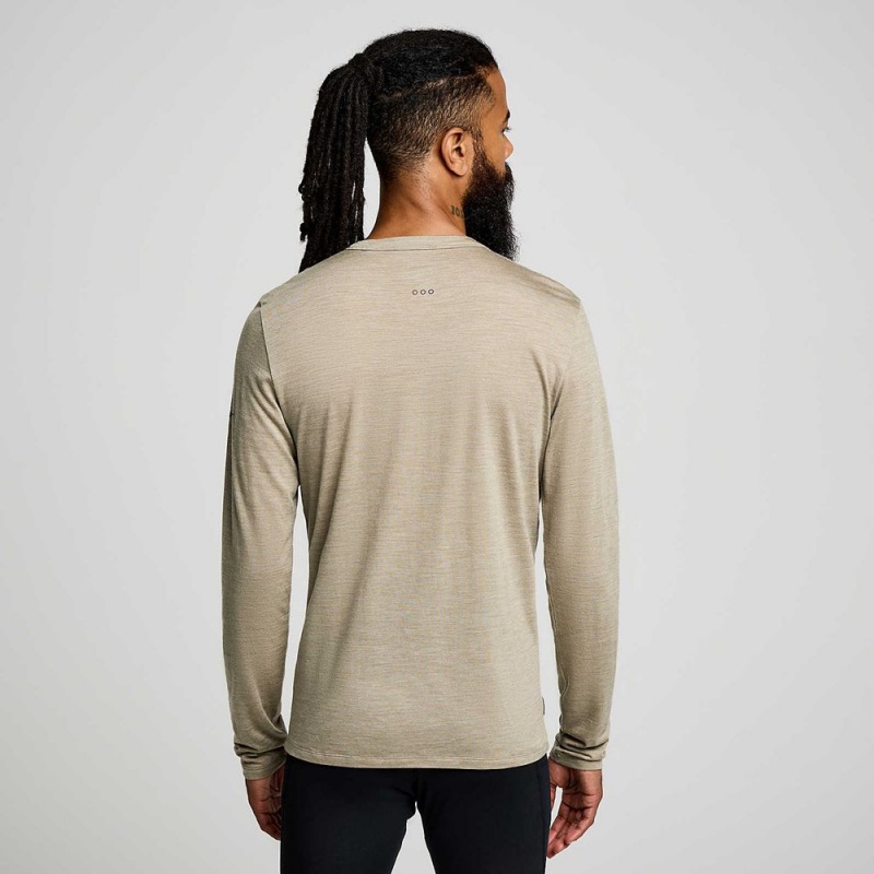 Saucony Peregrine Merino Long Sleeve Kávé | JHG-762348