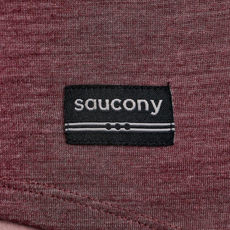 Saucony Peregrine Merino Long Sleeve Sundown Heather | PCB-763940