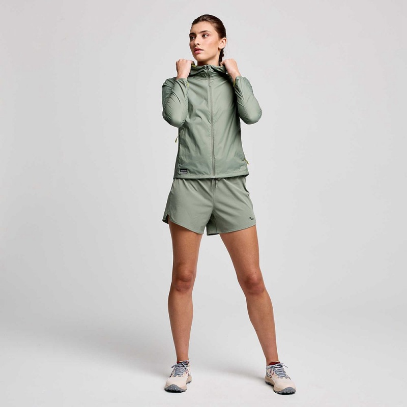 Saucony Peregrine Packaway Jacket Bough | WUK-613849