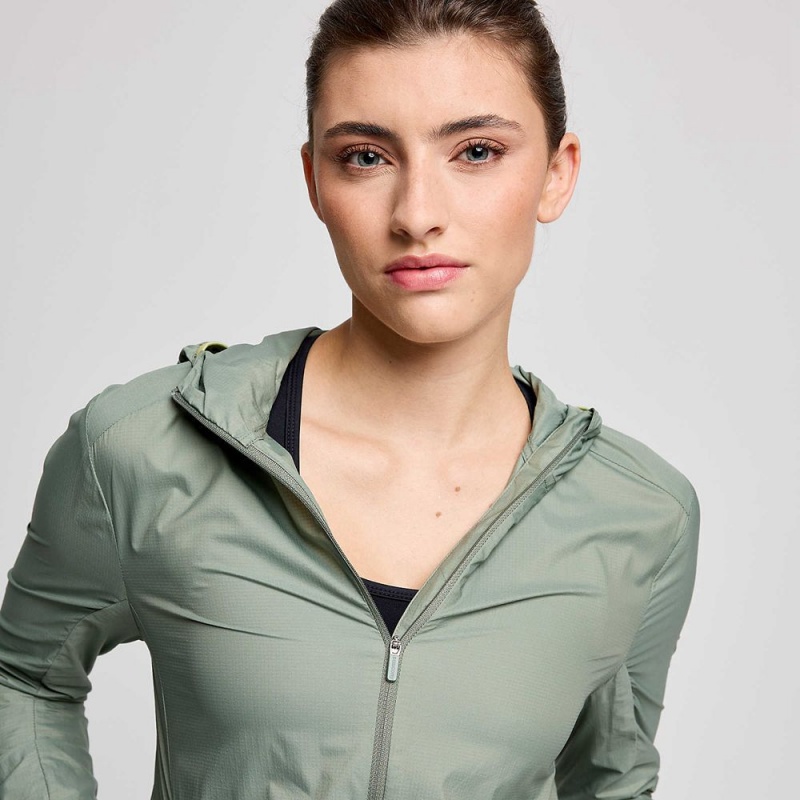 Saucony Peregrine Packaway Jacket Bough | WUK-613849