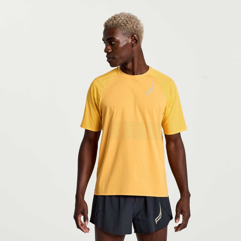 Saucony Pinnacle Rövid Sleeve Narancssárga | TEW-149237