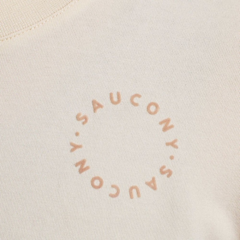 Saucony Recovery Boxy Tee Linen Graphic | FCV-657490