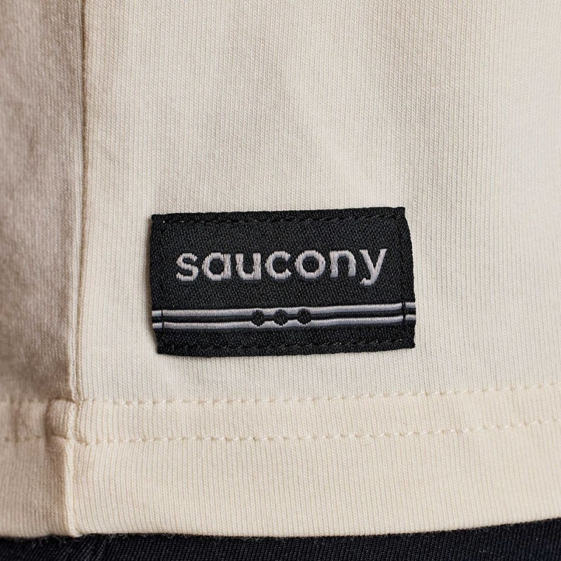 Saucony Recovery Boxy Tee Linen Graphic | FCV-657490