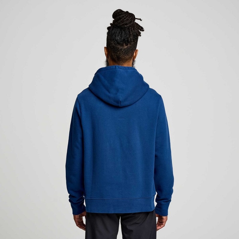 Saucony Recovery Hoody Sötétkék | ECT-503297