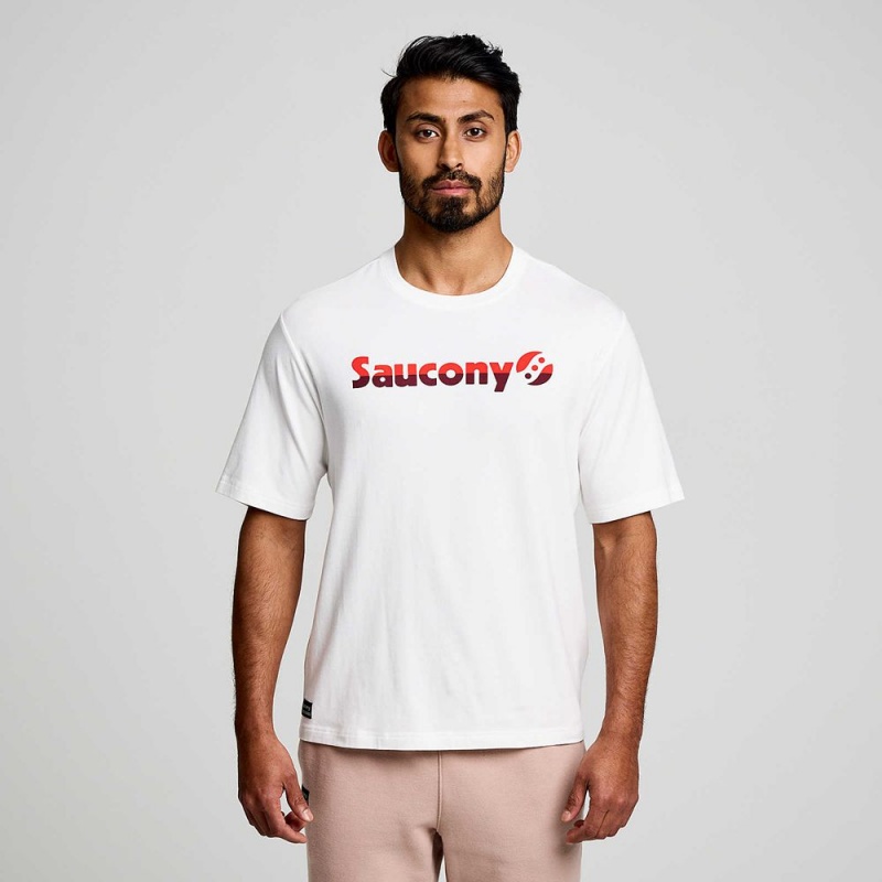 Saucony Recovery Rövid Sleeve Fehér | QBV-564927