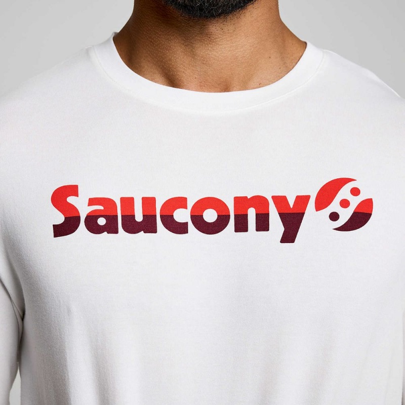 Saucony Recovery Rövid Sleeve Fehér | QBV-564927