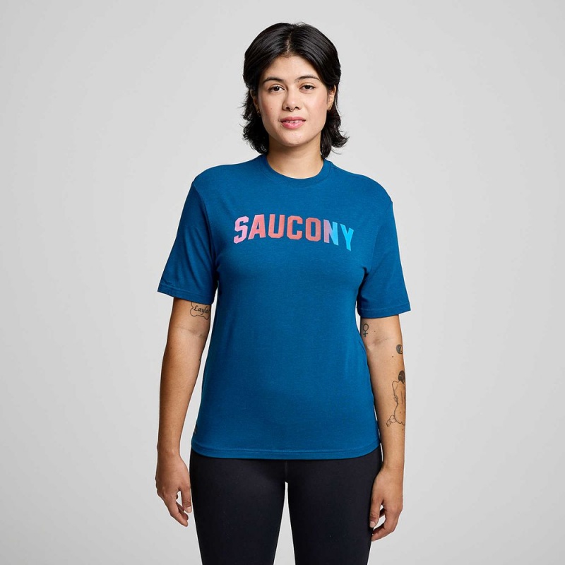 Saucony Recovery Rövid Sleeve Soothe Graphic | XBC-162904