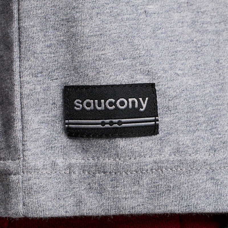 Saucony Recovery Rövid Sleeve Világos Szürke | NLV-830457