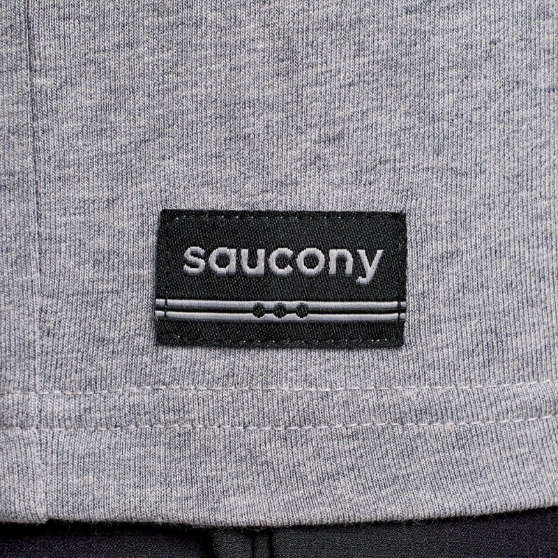 Saucony Recovery Rövid Sleeve Világos Szürke | DFI-287504