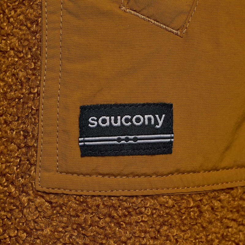 Saucony Recovery Sherpa Pullover Bronze | FUN-790352