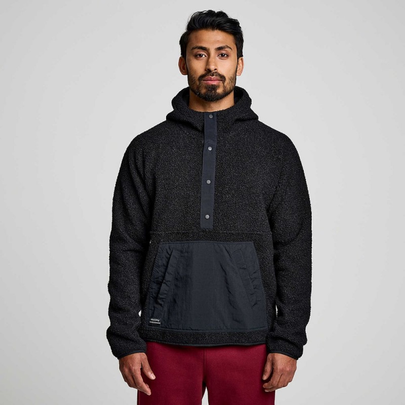 Saucony Recovery Sherpa Pullover Fekete | ALQ-705931