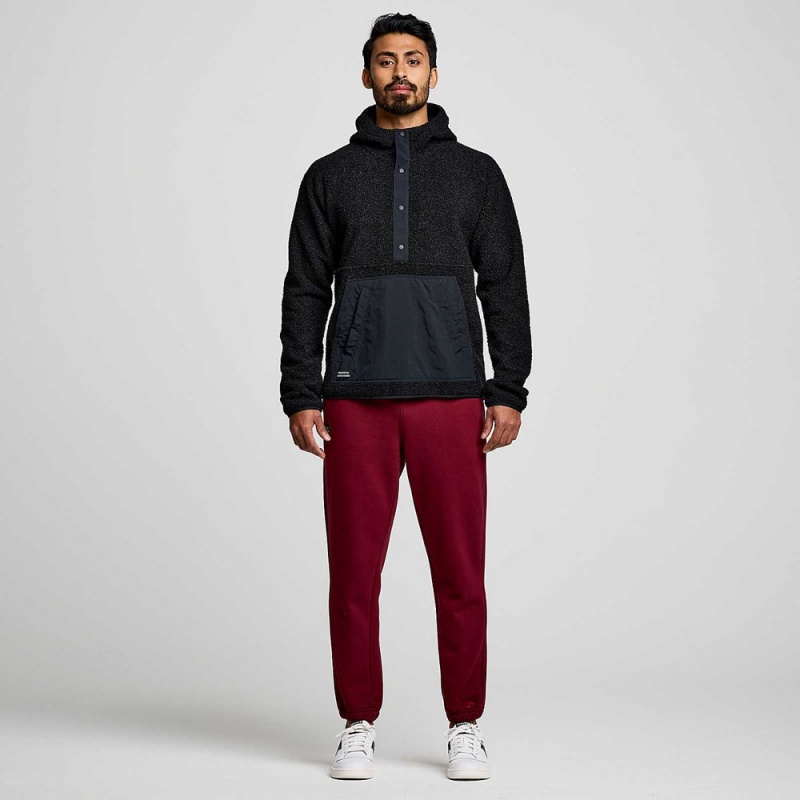 Saucony Recovery Sherpa Pullover Fekete | UWS-563412