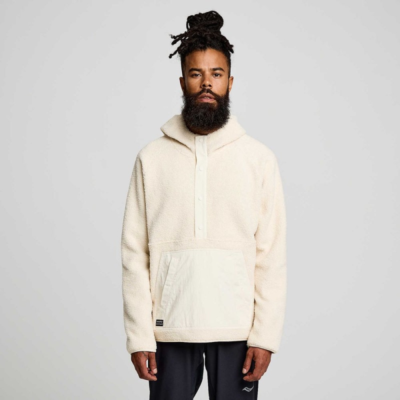 Saucony Recovery Sherpa Pullover Linen | IUV-412768