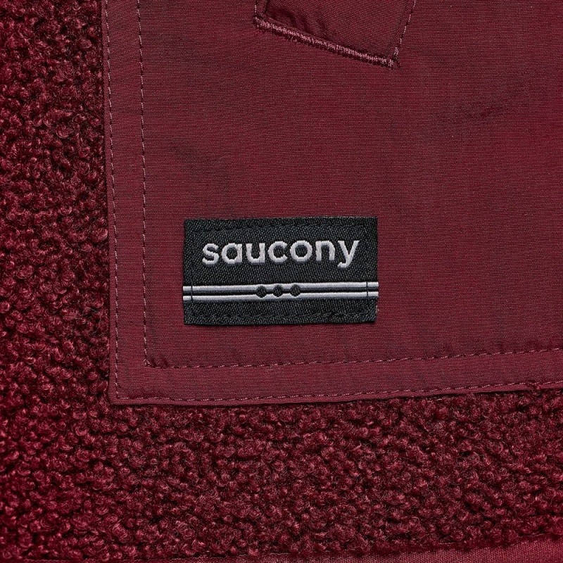 Saucony Recovery Sherpa Pullover Sundown | UXD-541620