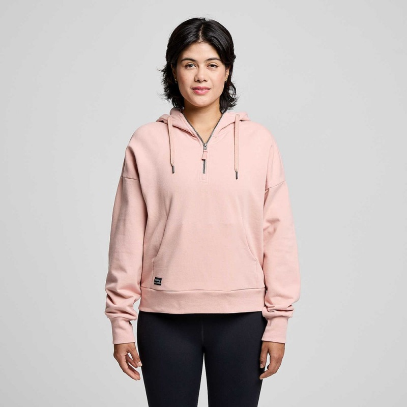 Saucony Recovery Zip Hoody Lotus | ZUO-083416