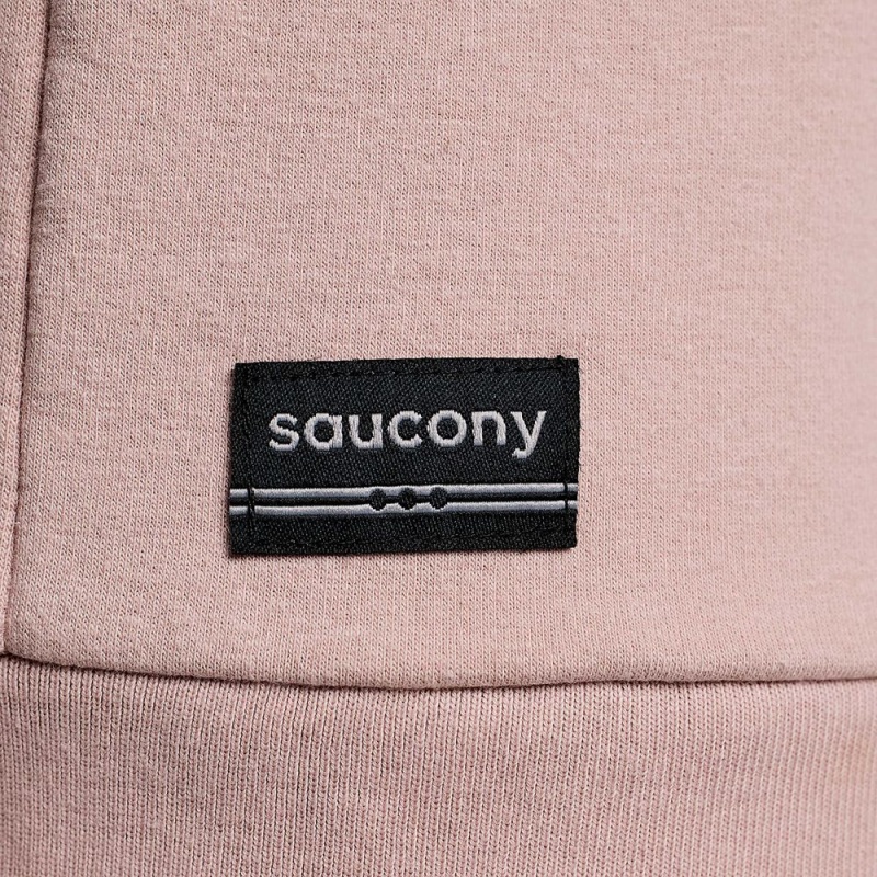 Saucony Recovery Zip Tunic Smoke Graphic | IXV-781453