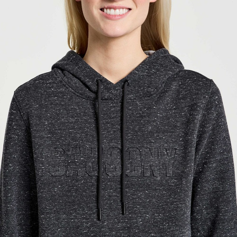 Saucony Rested Hoodie Fekete | RCJ-976450