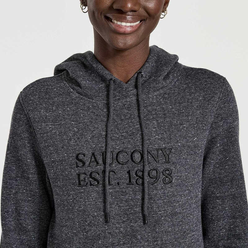 Saucony Rested Hoodie Fekete | SUP-901852