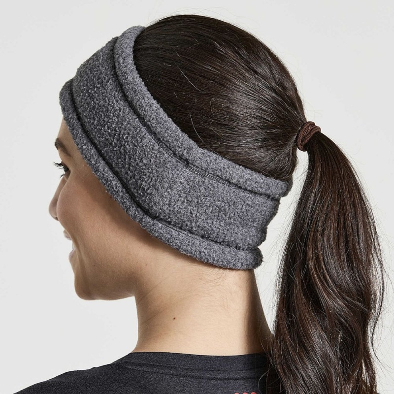 Saucony Rested Sherpa Headband Fekete | LXI-069215