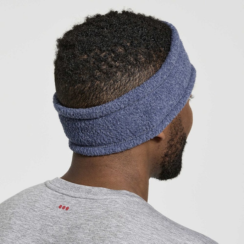 Saucony Rested Sherpa Headband Sodalite Heather | CMD-589406